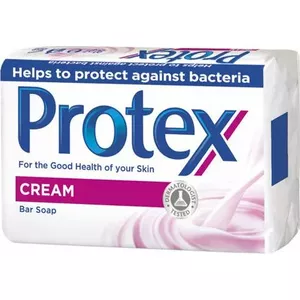 Ciete ziepes PROTEX Cream 90 g — antibakteriālas tīrīšanas ziepes ar mitrinošu formulu