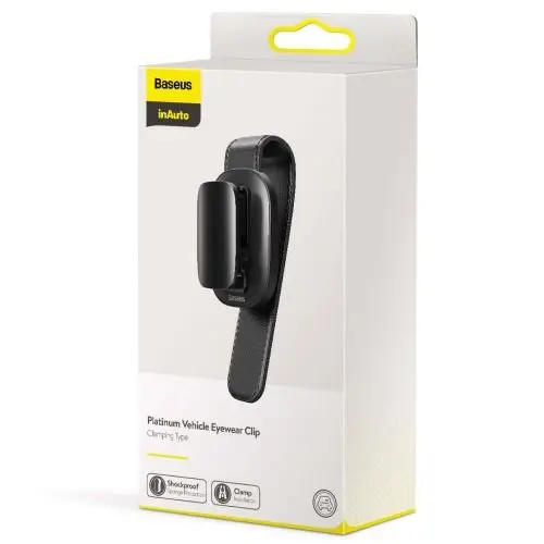 Auto briļļu turētājs Baseus Platinum Clip for Glasses Photo 2