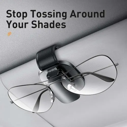 Auto briļļu turētājs Baseus Platinum Clip for Glasses Photo 4