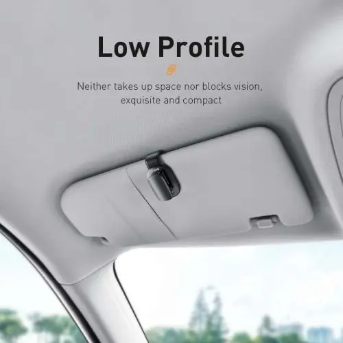 Auto briļļu turētājs Baseus Platinum Clip for Glasses Photo 6