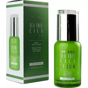 Orjena Tea Tree Cica Serum nomierinošs sejas serums ar Āzijas centellas ekstraktu 45 ml