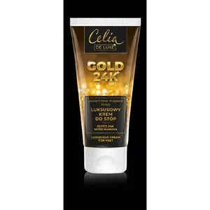 Celia De Luxe Gold 24K Роскошный крем для ног с медом манука