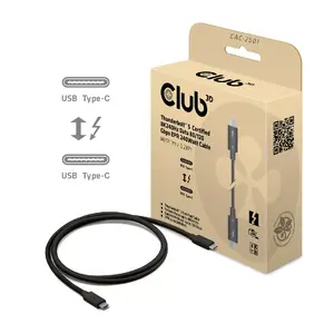 Thunderbolt™ 5 Cable CLUB3D CAC-2501 8K240Hz 1m