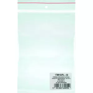 Пакет с завязкой Office Products 160×160 мм LDPE, 100 шт., прозрачный