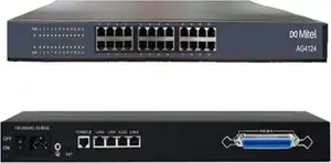 Bezvadu austiņu komplekts MITEL AG4124 modelis 50008403 — universālas brīvroku austiņas zvaniem un UC