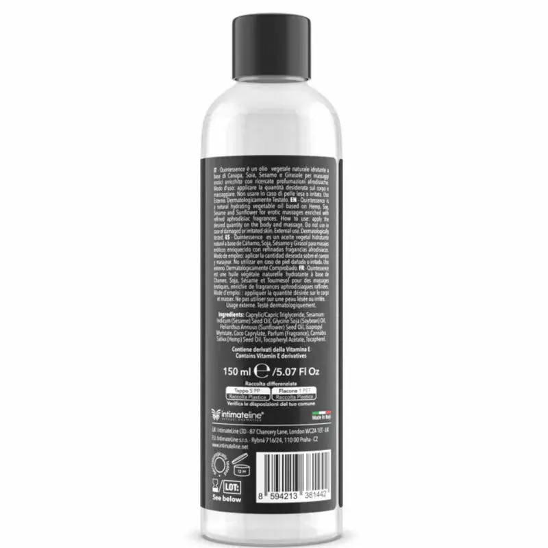 INTIMATELINE Luxuria Sugar Cloud masāžas eļļa 150 ml Photo 3