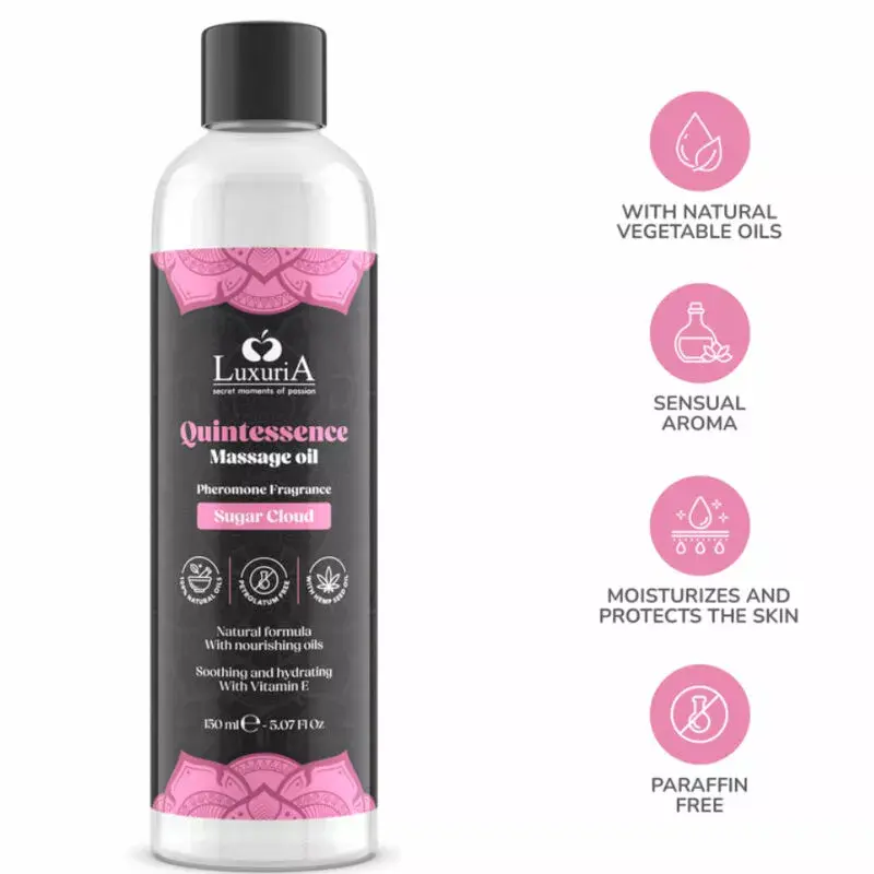 INTIMATELINE Luxuria Sugar Cloud masāžas eļļa 150 ml Photo 4