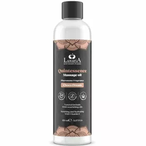 Masāžas eļļa INTIMATELINE Luxuria Chocolate 150 ml — šokolādes smaržas intīmajai masāžai