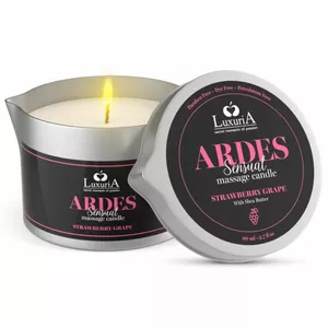 Masāžas svece INTIMATELINE LUXURIA D-242263 — vīnogu aromāts, paredzēta masāžai un sasildināšanai