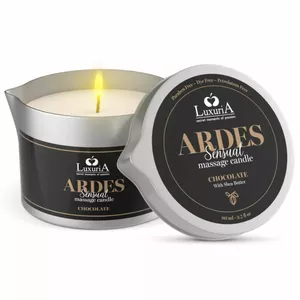 Masāžas svece INTIMATELINE LUXURIA D-242264, šokolādes aromāts, paredzēta masāžai un aromterapijai