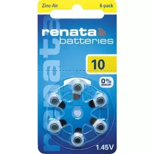 Baterija dzirdes aparātam RENATA PR70 ZA 10 105 mAh 1.4 V