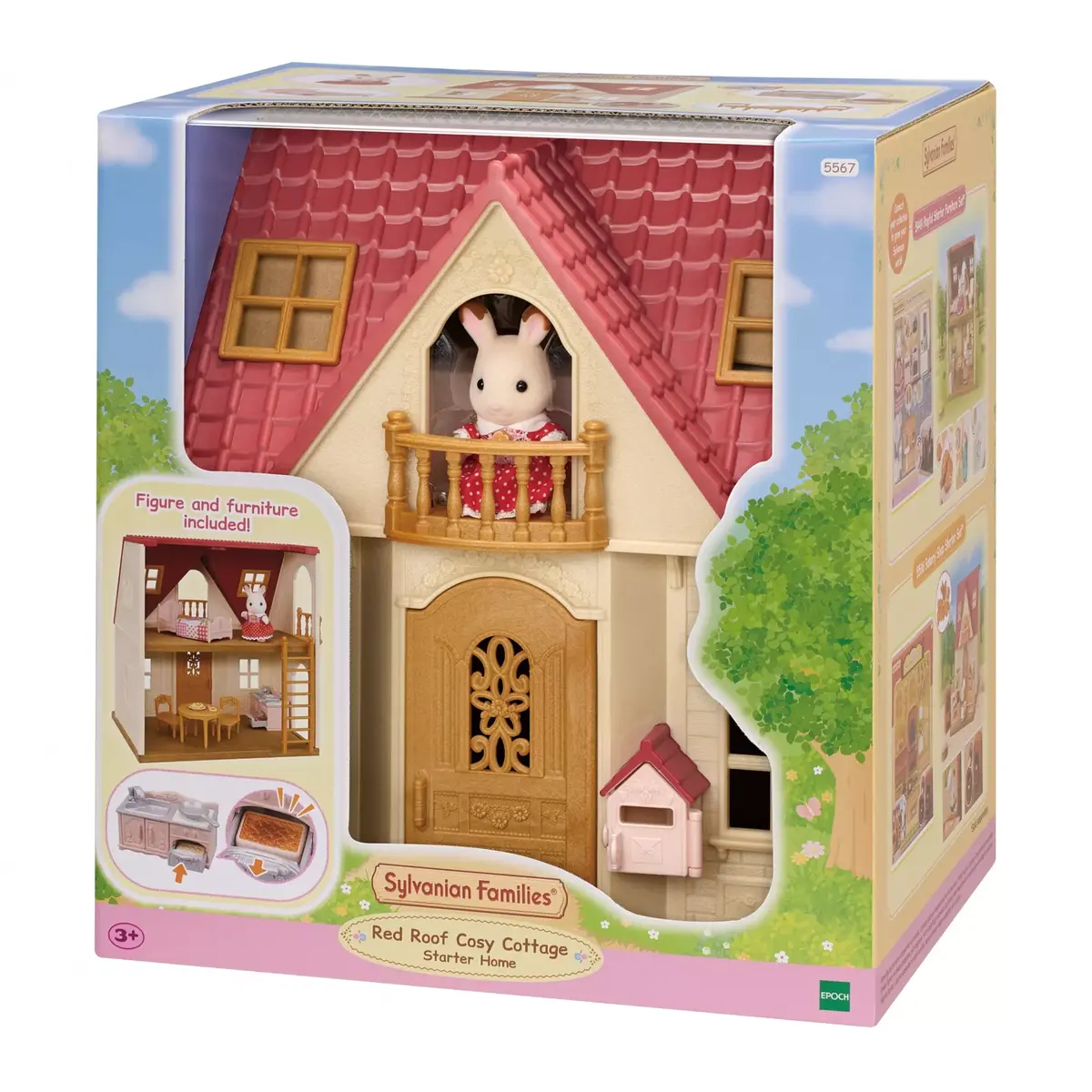 Epoch Sylvanian Families Red Roof Cosy Cottage Starter Home Photo 2