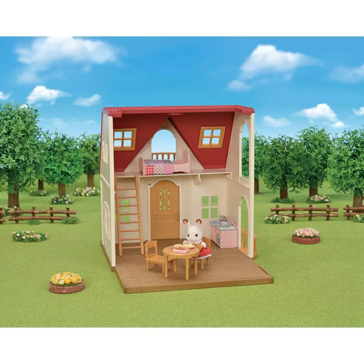 Epoch Sylvanian Families Red Roof Cosy Cottage Starter Home Photo 9