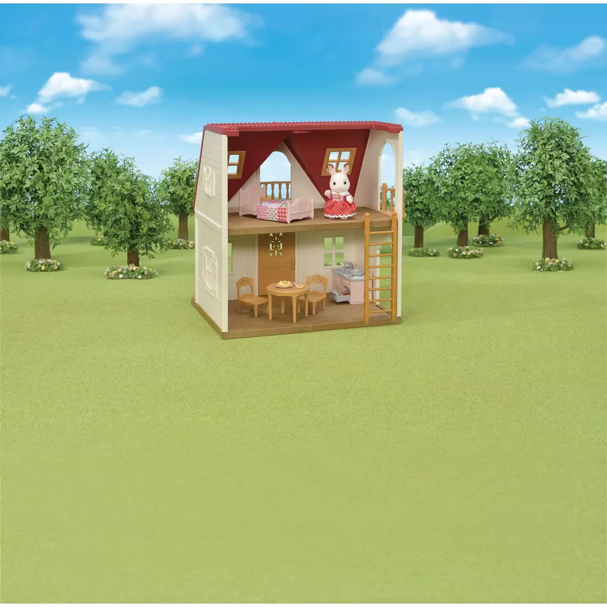 Epoch Sylvanian Families Red Roof Cosy Cottage Starter Home Photo 11