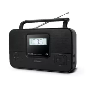 Портативное радио muse M-087 MB — FM-приёмник, AUX-вход, выход на наушники, питание от батареек