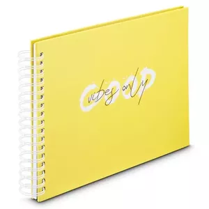 Photo Album Hama Good Things Yellow 100 sheets 10 x 15 Spiral binding