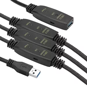 USB 3.0 pagarinātājs power plant CA912872 — garums 30 m