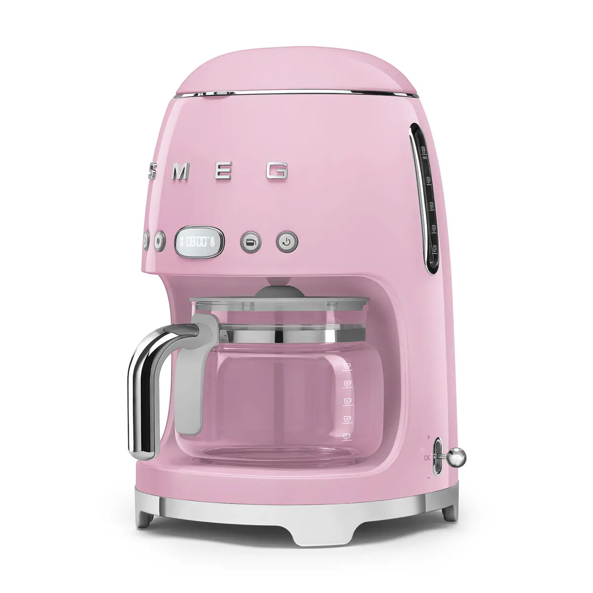 Smeg 50's Style Pilienu Filtra Kafijas Automāts DCF02PKEU Rozā Photo 4