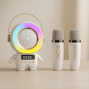 Portable Speaker Riff TK66 Karaoke System Astronauts White