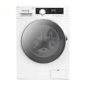 Front-load washing machine BRANDT WFB394QW, 9 kg, 1350 RPM, A energy class, white