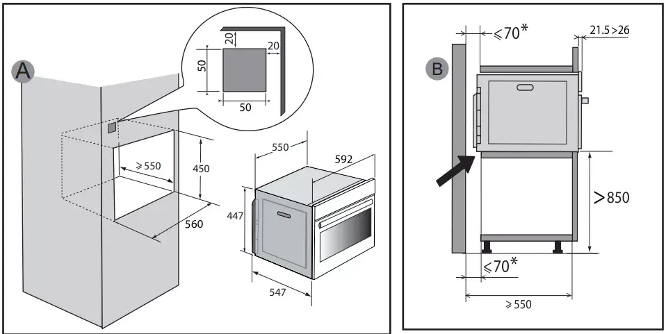 De Dietrich DKE4535B built-in microwave 900 W Photo 6