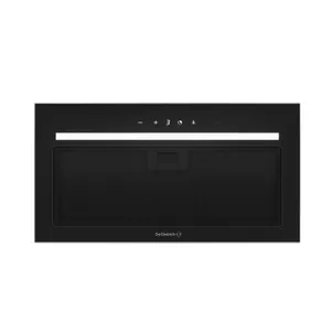 Built-in cooker hood DE DIETRICH DHG4573B, charcoal filter, 62 dB, brushless motor, ambient light