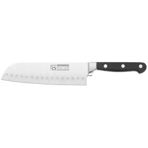 Santoku knife CS Kochsysteme PREMIUM 15 cm blade, 420J2 stainless steel, 15 cm cutting edge