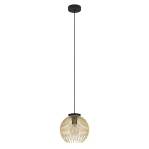 Потолочное освещение EGLO 900166 E27 40W Черное Золотое Круглое