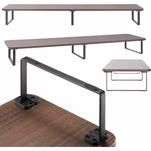 Monitor stand Mozos DUAL RISER P — dual monitor desktop riser, model DUAL-RISER-P