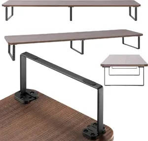 Monitor stand Mozos DUAL RISER P — dual monitor desktop riser, model DUAL-RISER-P