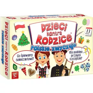 Board Game Kangur Dzieci kontra Rodzice (230984) — family quiz about Polish customs
