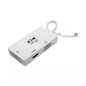 Tripp Lite U444-06N-HDV4K USB-C Мультипортовый адаптер 4K HDMI DVI VGA Белый
