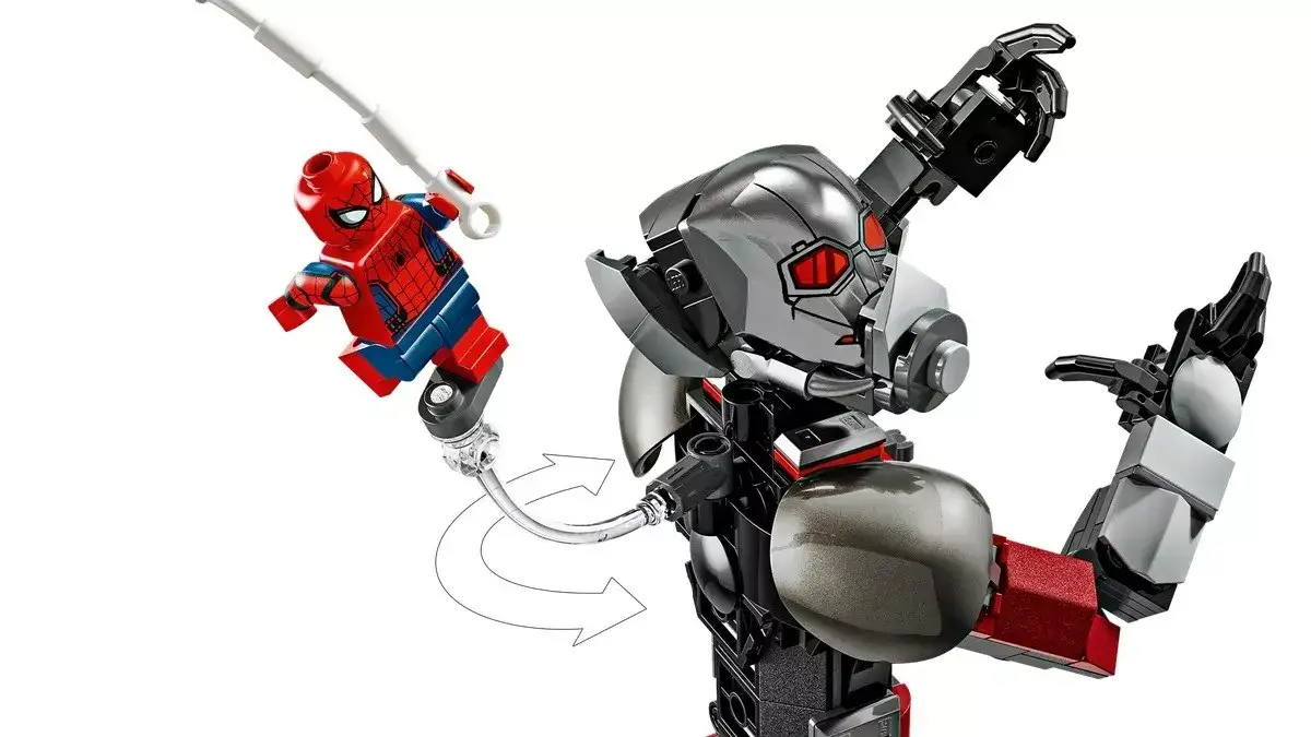 LEGO Marvel 76314 Captain America Hero War Battle набор Photo 5
