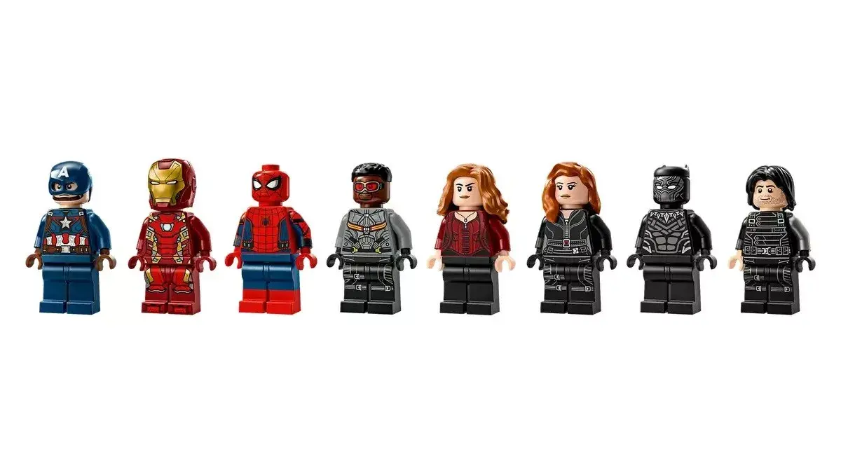 LEGO Marvel 76314 Captain America Hero War Battle набор Photo 7
