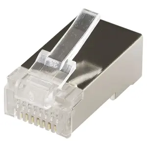 Модульный коннектор MicroConnect CON6FTP RJ45 Cat6 F/UTP 100 шт алюминиевый