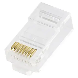Сетевой разъем MicroConnect Cat5e U/UTP RJ45 Easy 100 шт CON5UTPE