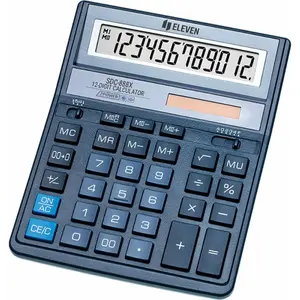 Desk Calculator Eleven SDC-888XBL — 12-digit, blue, desktop