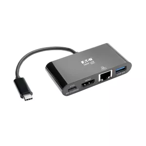 USB-C Multiport Adapter Tripp Lite U444-06N-H4GUBC 4K HDMI USB 3.2 GbE 60W PD