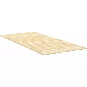Gultas rāmis VidaXL 377309 90 x 200 cm cieta priedes koksne