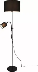Grīdas lampa Trio RL Owen R40192002 — melna modernā stāvbūves lampa