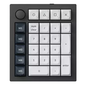 Keychron Q0 Max Wireless Numeric Keyboard with Red Switches, Black