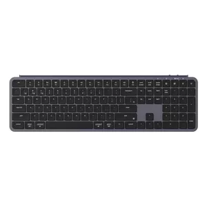 Keychron B6P-K1 Tastatūra Pilna izmēra USB RF Bezvadu Bluetooth Pelēka