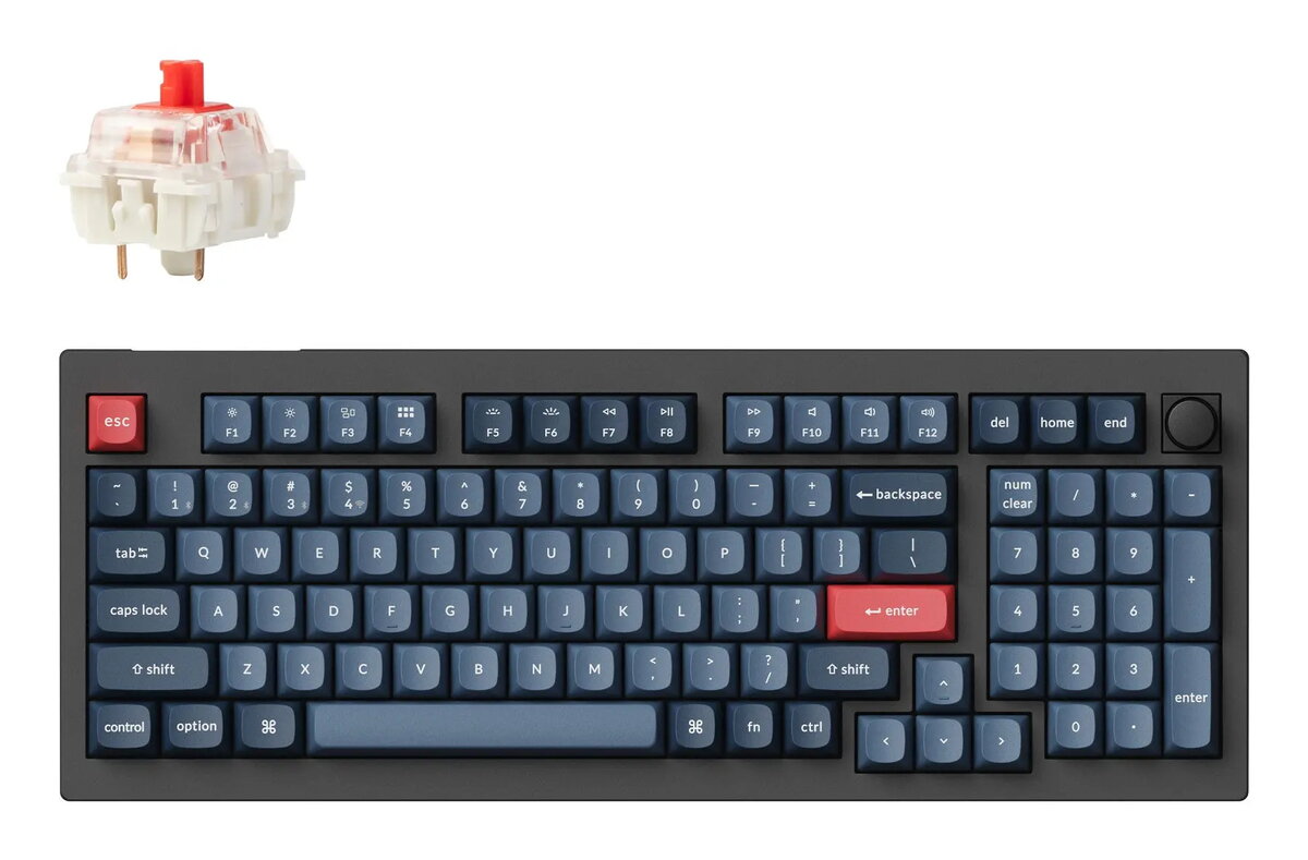 Klaviatūra Keychron V5 Max 96% vadu