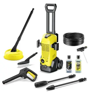 High-pressure washer Karcher K3 Car & Home - 1600W and 120 bar, 380 l/h, hose 6 m, vertical, for car and home cleaning