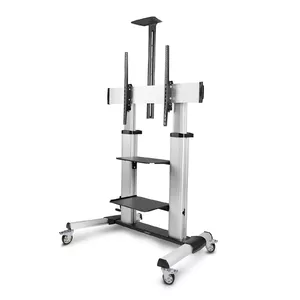 StarTech.com Rolling TV Cart 1110C-MOBILE-TV-CART 60-100 inch Flat Screens 220lb Capacity