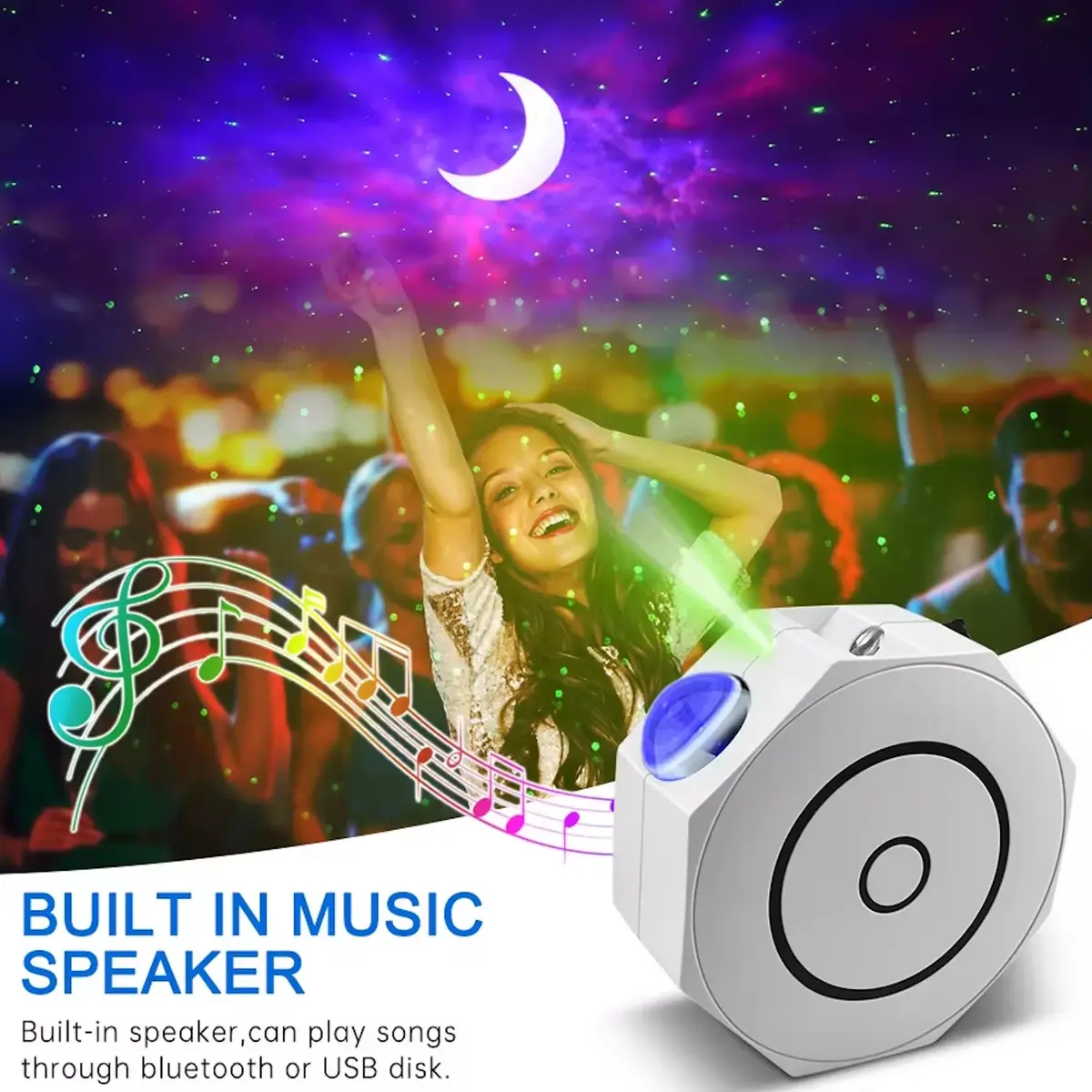 Звёздный проектор E-LIGHT OC1 Octagon Photo 7