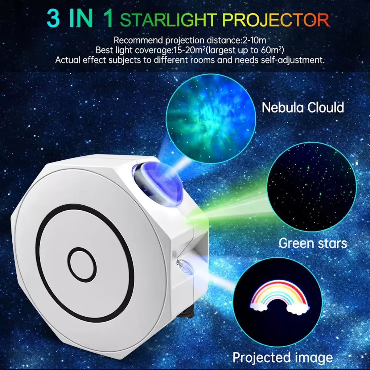 Звёздный проектор E-LIGHT OC1 Octagon Photo 11