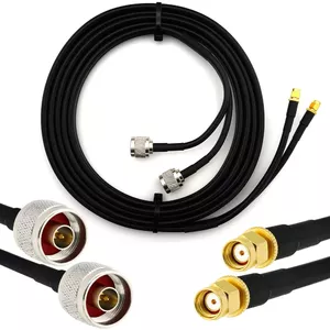 Коаксиальный кабель Rangeful RP-SMA — N HF240 10 м, чистая медь