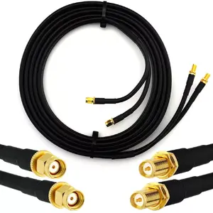 Коаксиальный кабель Rangeful RP-SMA (м) — RP-SMA (ж) HF240 50 Ω, 15 м