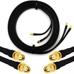 Coaxial cable Rangeful HF240 SMA male to SMA male, 3 m, pure copper